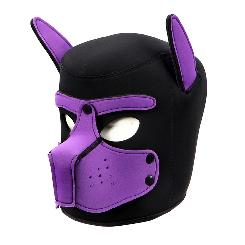 Puppy Play Mask Hood
