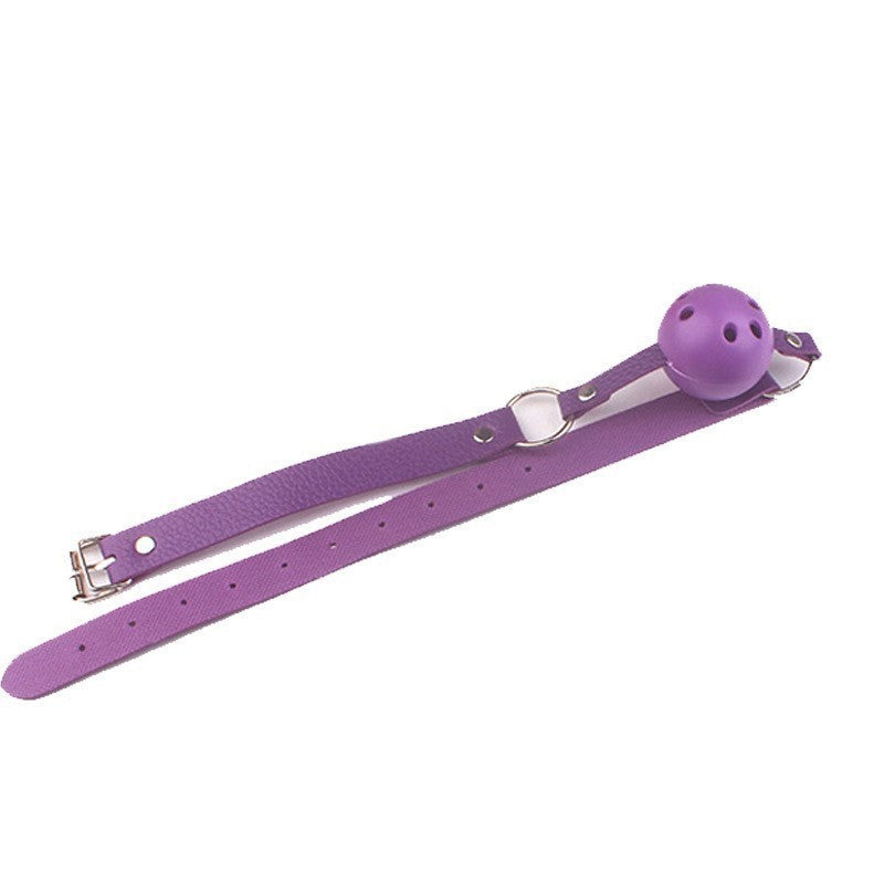 Adjustable Faux-Leather Ball Gag