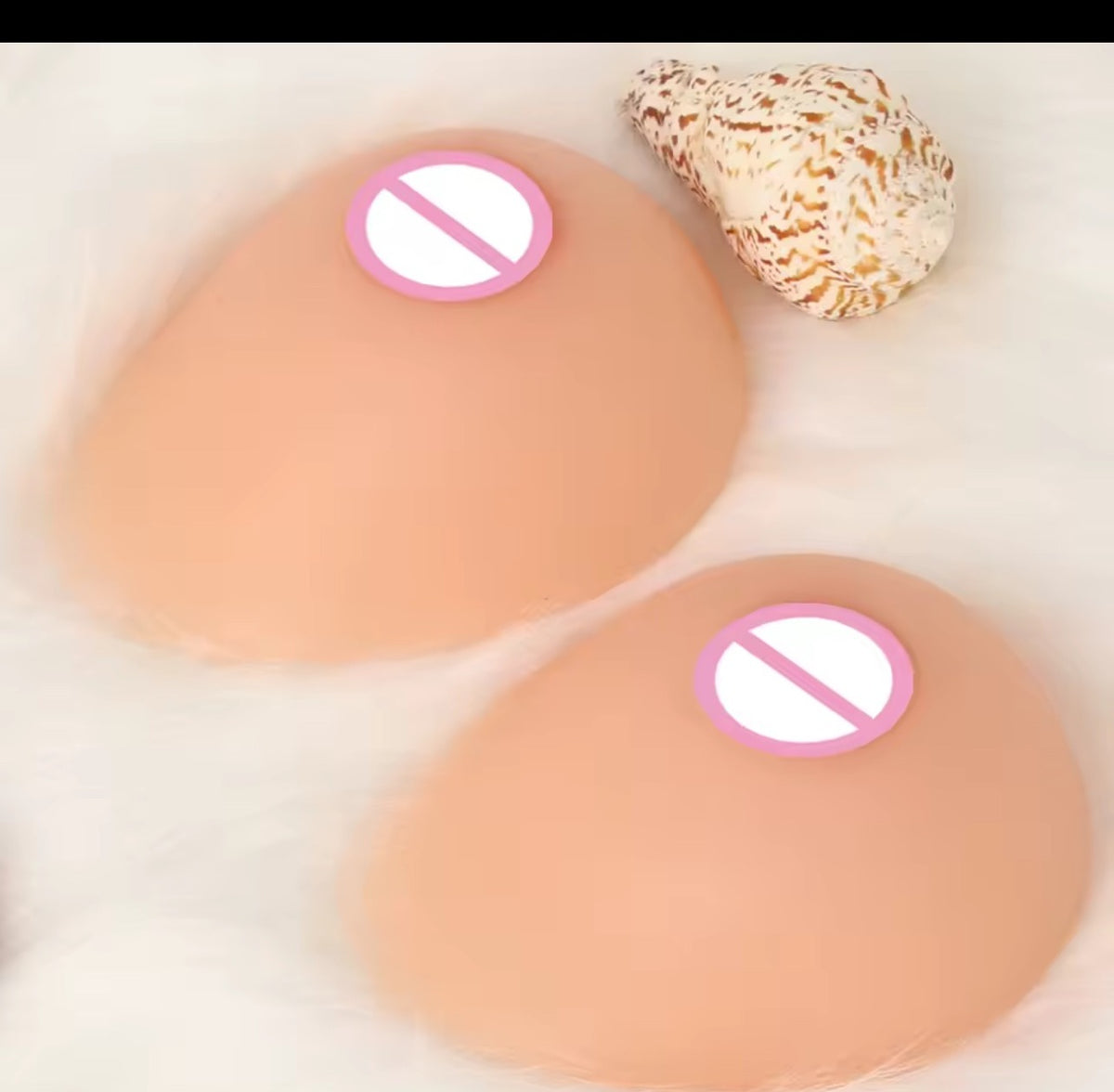 Silicone Breast Forms with Bra Set
