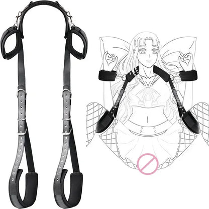 Nylon Door-Mount Restraint Set with 4 Cuffs