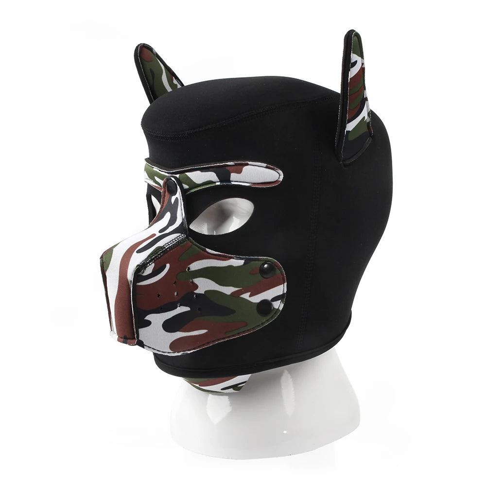 Puppy Play Mask Hood