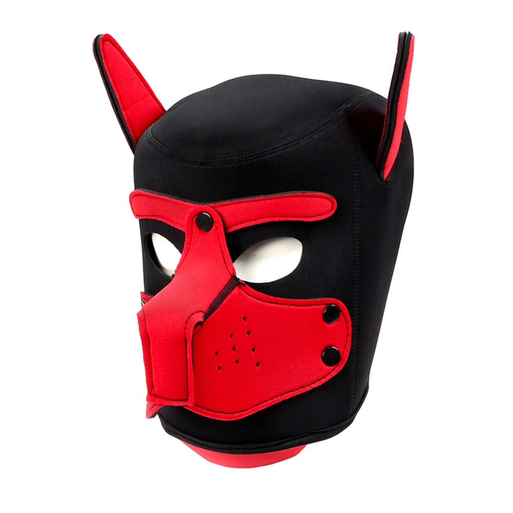 Puppy Play Mask Hood