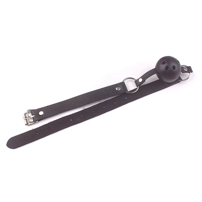 Adjustable Faux-Leather Ball Gag