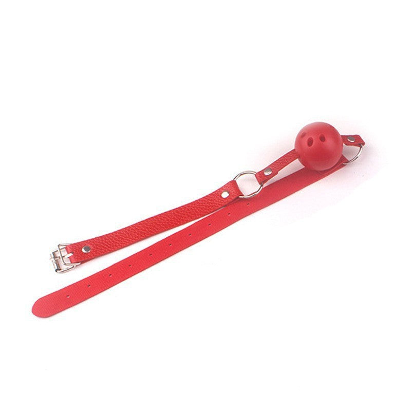 Adjustable Faux-Leather Ball Gag