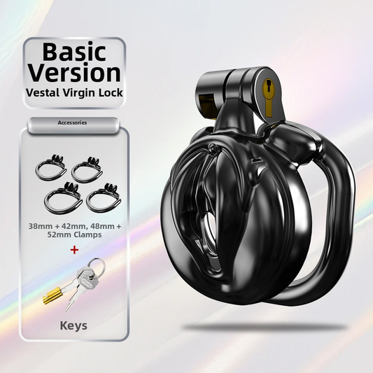 Breathable Resin Chastity Cage, 4 Rings