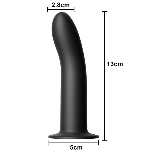 Flexible Liquid Silicone Suction-Cup Dildo