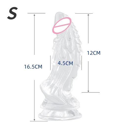 Dragon Fantasy Silicone Dildo with Suction Cup