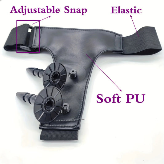 Double Strap-On Harness Kit with Dual Dildos