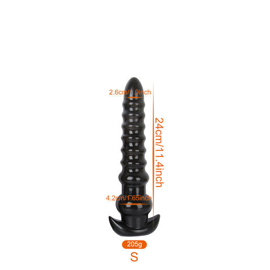 Large Silicone Beaded Anal Plug