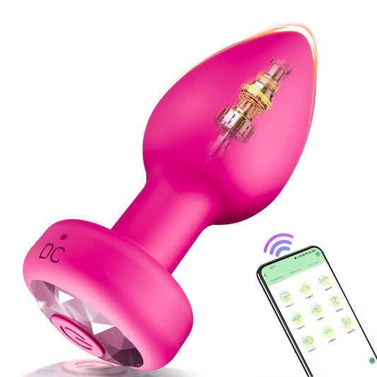 App-Control Remote Vibrating Anal Plug