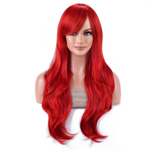 Mermaid Wig Long Red Curly