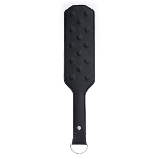 Faux-Leather Spanking Paddle Dual Side Spiked — PREMIUM