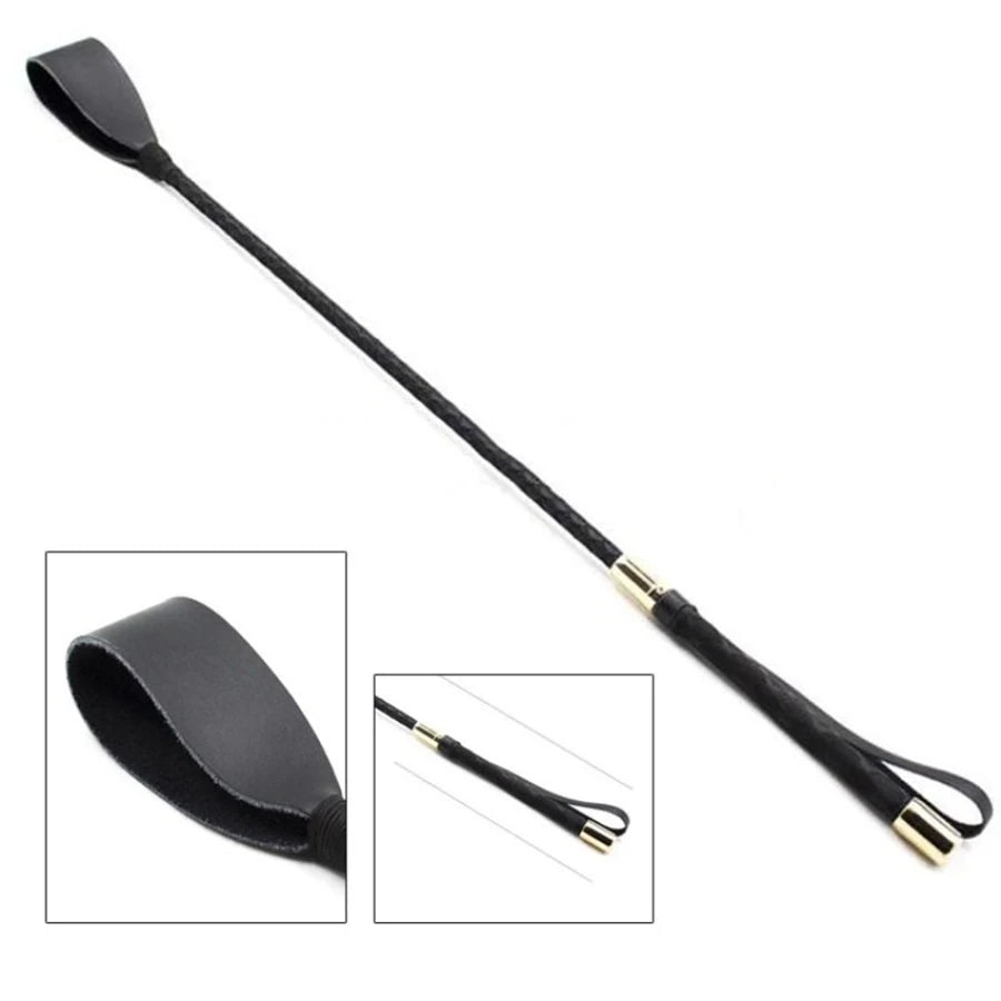 Slim Leather Riding Crop