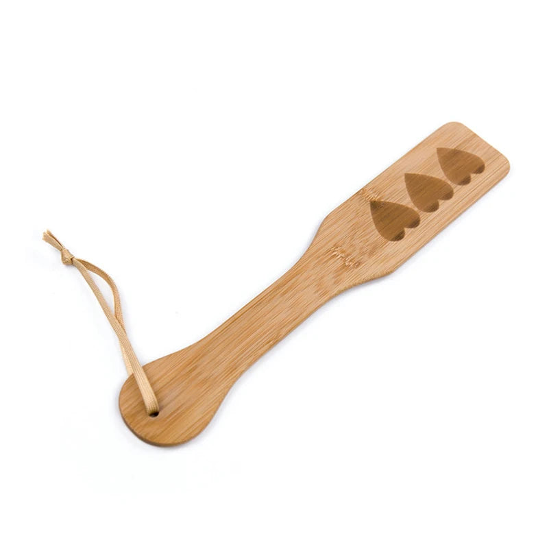 Heart-Shaped Wooden Spanking Paddle