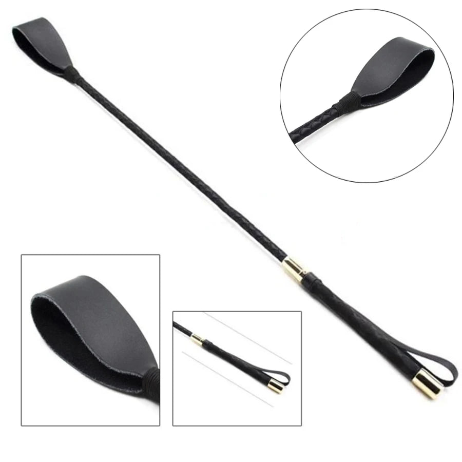 Slim Leather Riding Crop