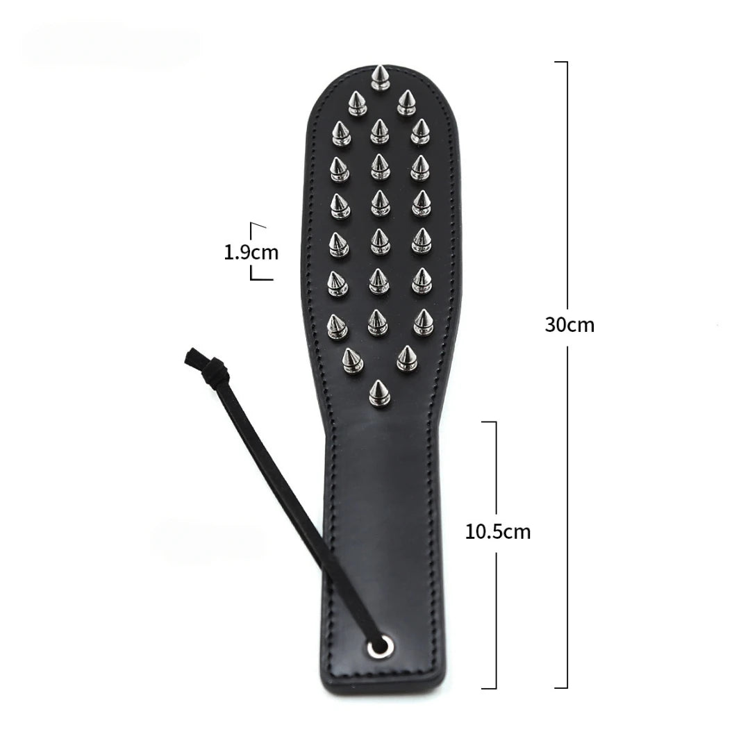 Spiked PU Leather Spanking Paddle