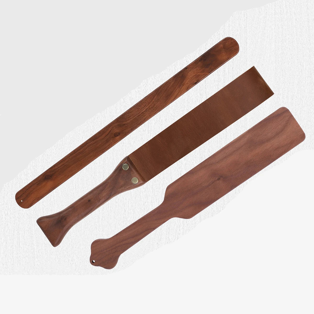 Walnut Wood Paddle with PU-Leather Strap