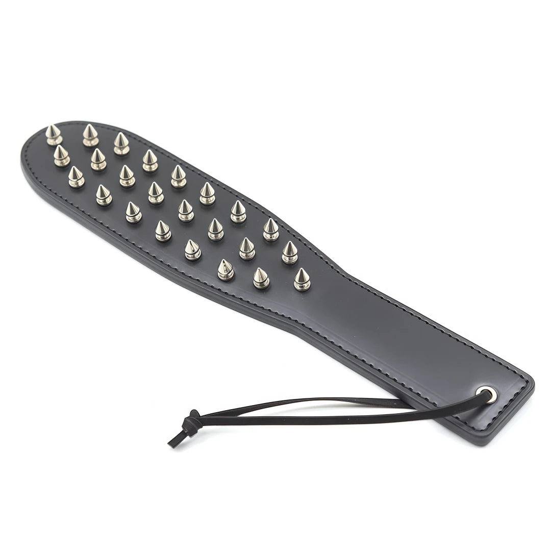 Spiked PU Leather Spanking Paddle