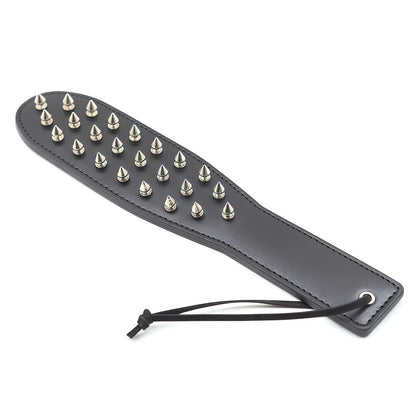 Spiked PU Leather Spanking Paddle