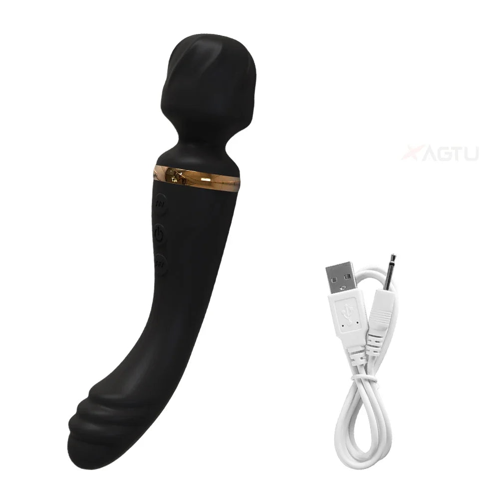 2-in-1 AV Wand Vibrator — Rechargeable