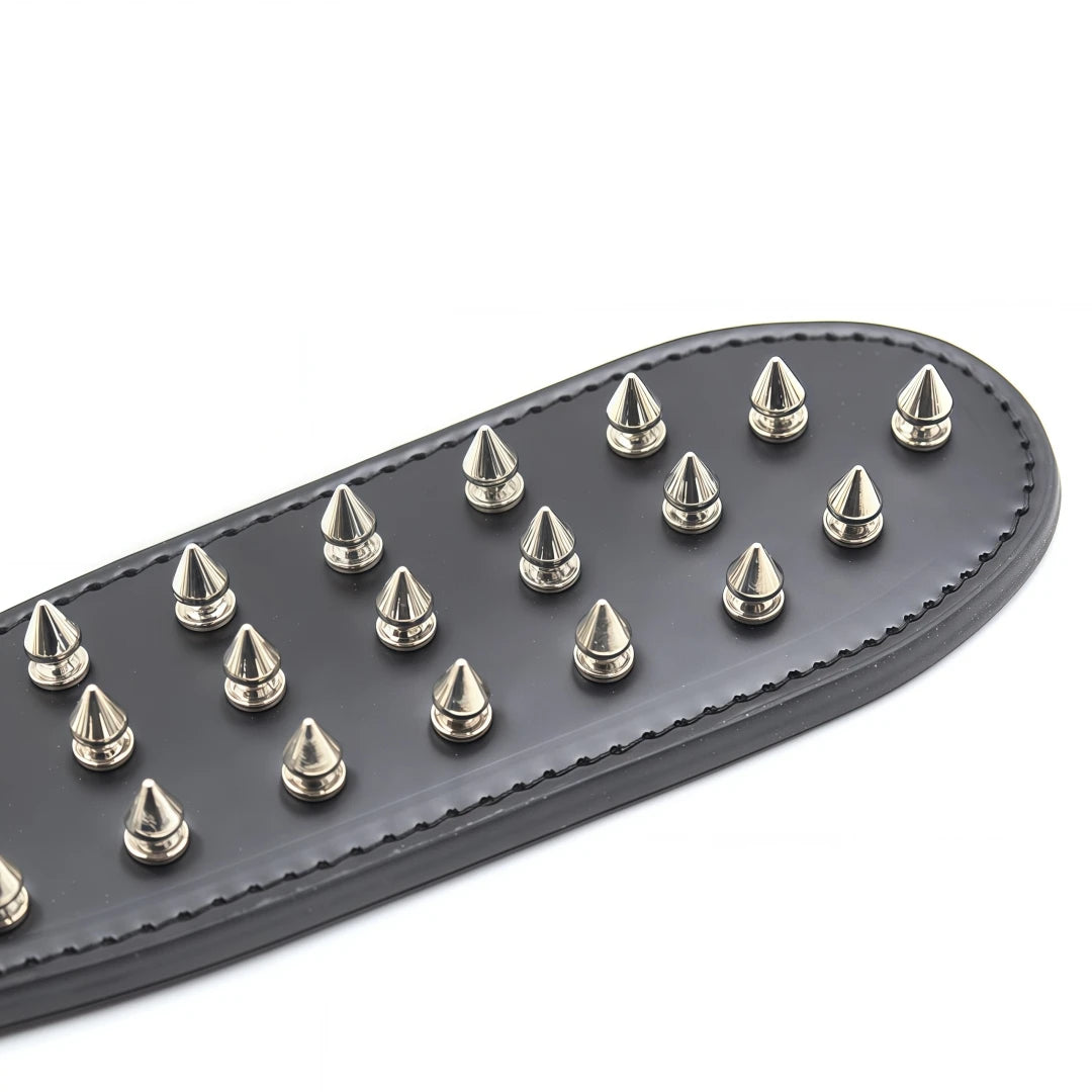 Spiked PU Leather Spanking Paddle