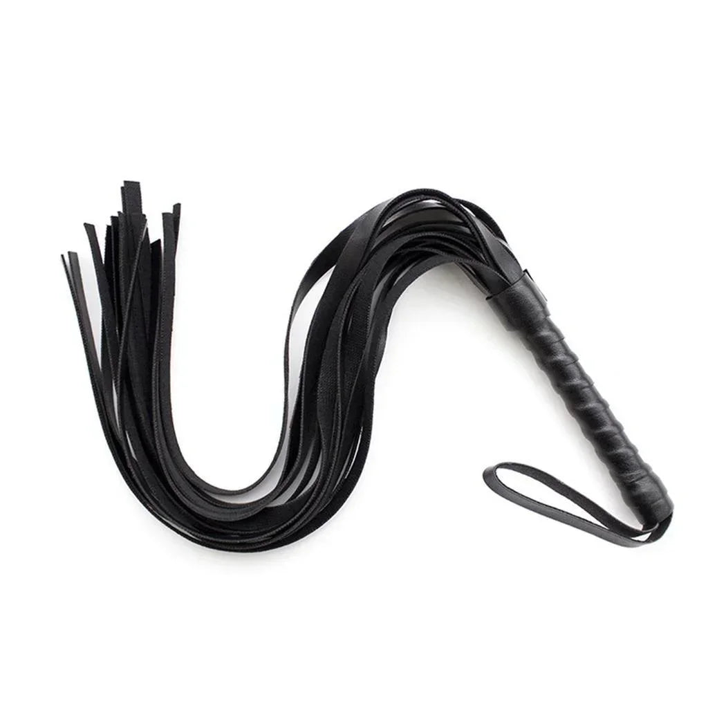 Faux-Leather Party Riding Crop