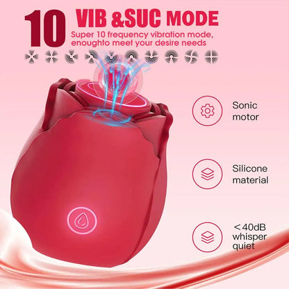 Rose Clitoral Sucker Vibrator
