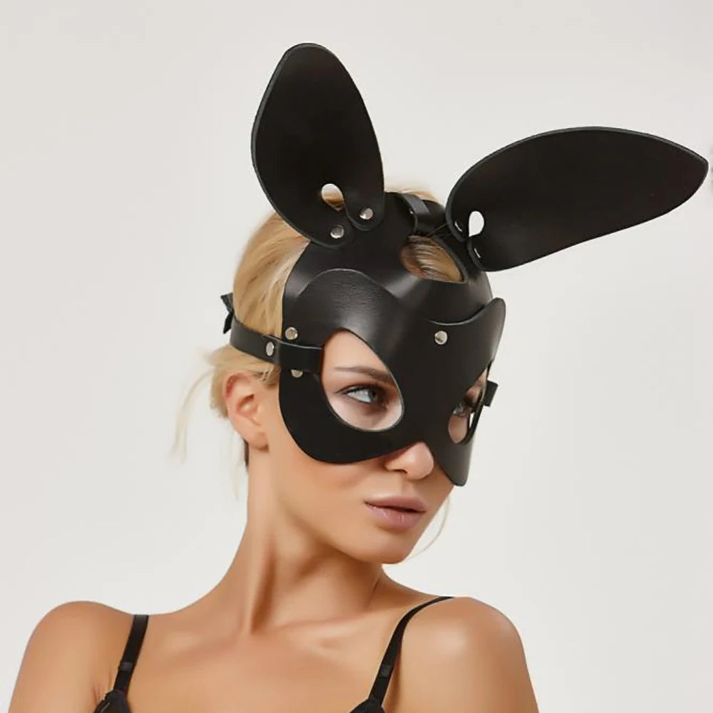 Leather Half-Face Mask