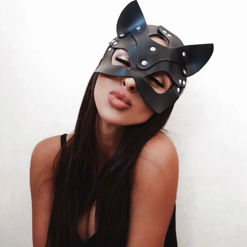 Leather Half-Face Mask