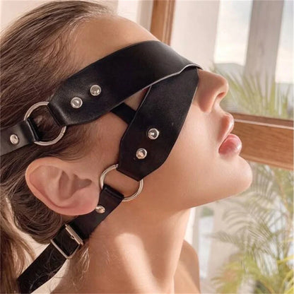 Leather Half-Face Mask