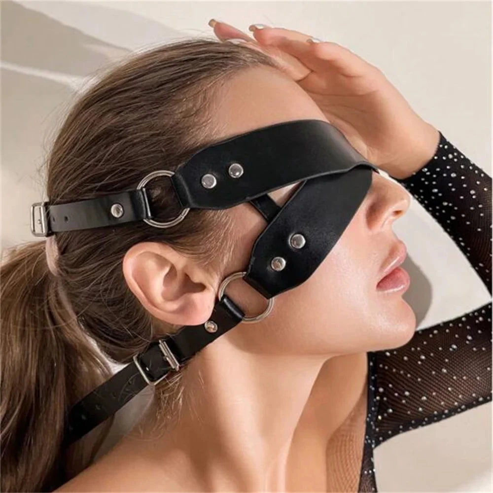 Leather Half-Face Mask