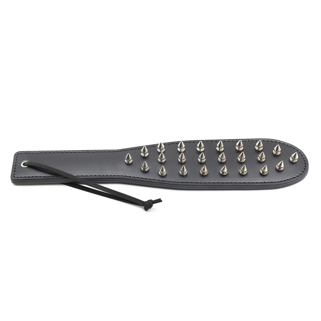 Spiked PU Leather Spanking Paddle