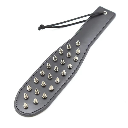 Spiked PU Leather Spanking Paddle