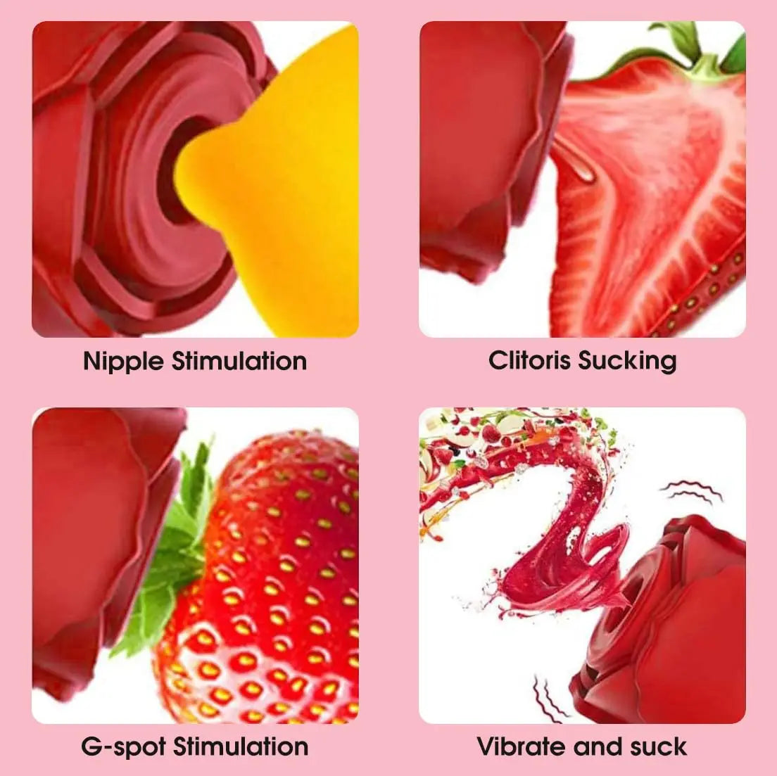 Rose Clitoral Sucker Vibrator