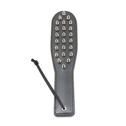 Spiked PU Leather Spanking Paddle
