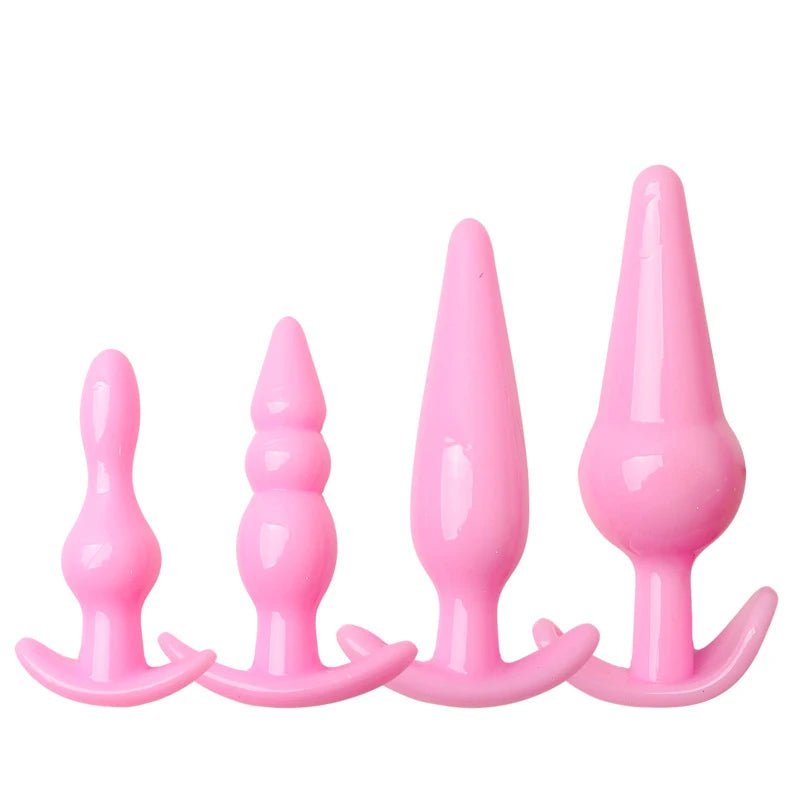 Anal Beads & Plug Set