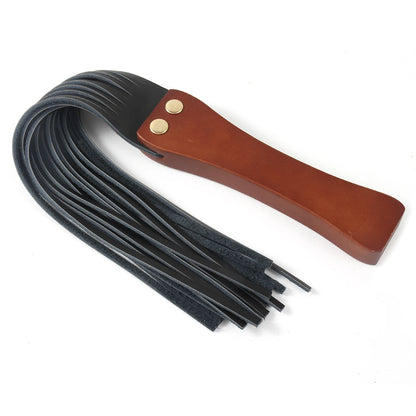 Leather Flogger 48cm Wood Handle