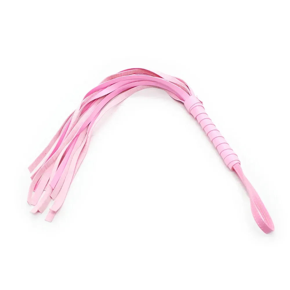 Faux-Leather Party Riding Crop
