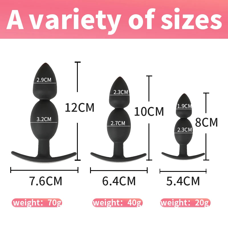 Silicone Anal Bead Set