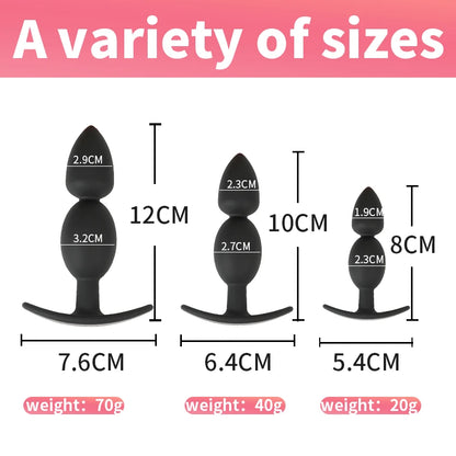 Silicone Anal Bead Set