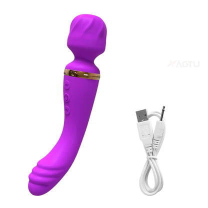 2-in-1 AV Wand Vibrator — Rechargeable