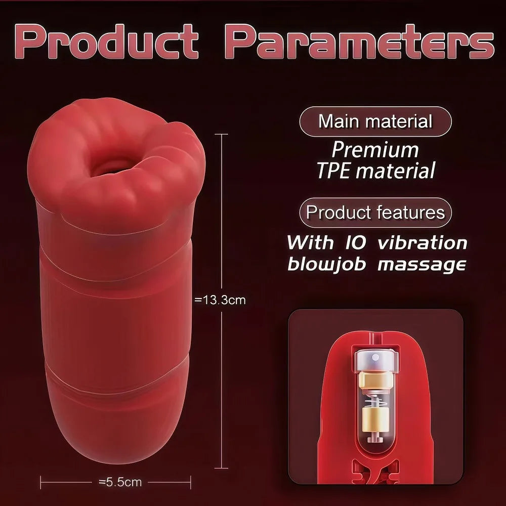 Pocket Pussy Male Masturbator – Manual Stroker Cup