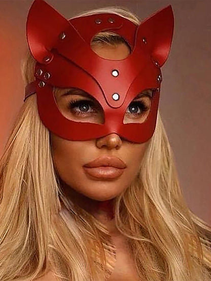 Leather Half-Face Mask