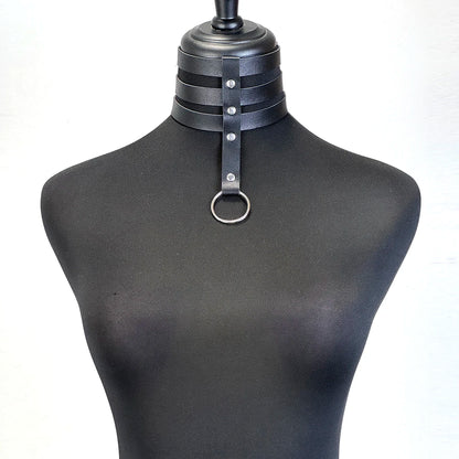 Leather Collar Harness