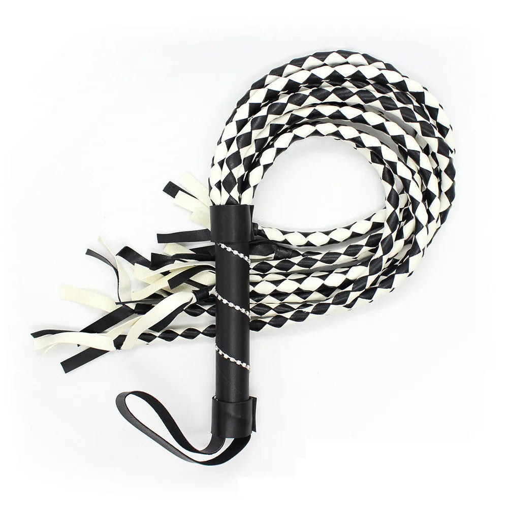 78cm Faux-Leather Tassel Whip