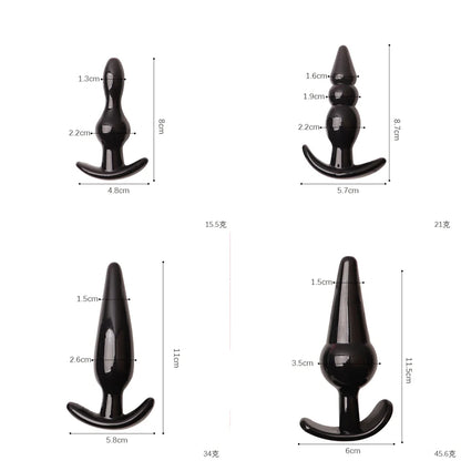 Anal Beads & Plug Set