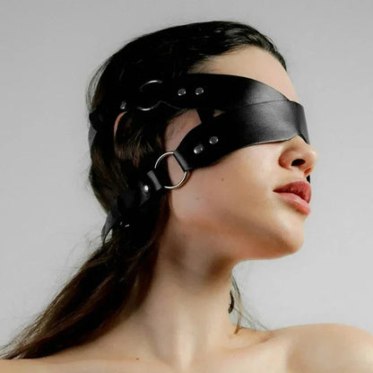 Leather Half-Face Mask