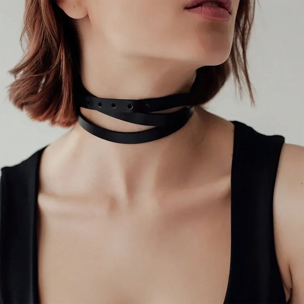 Leather Collar Harness