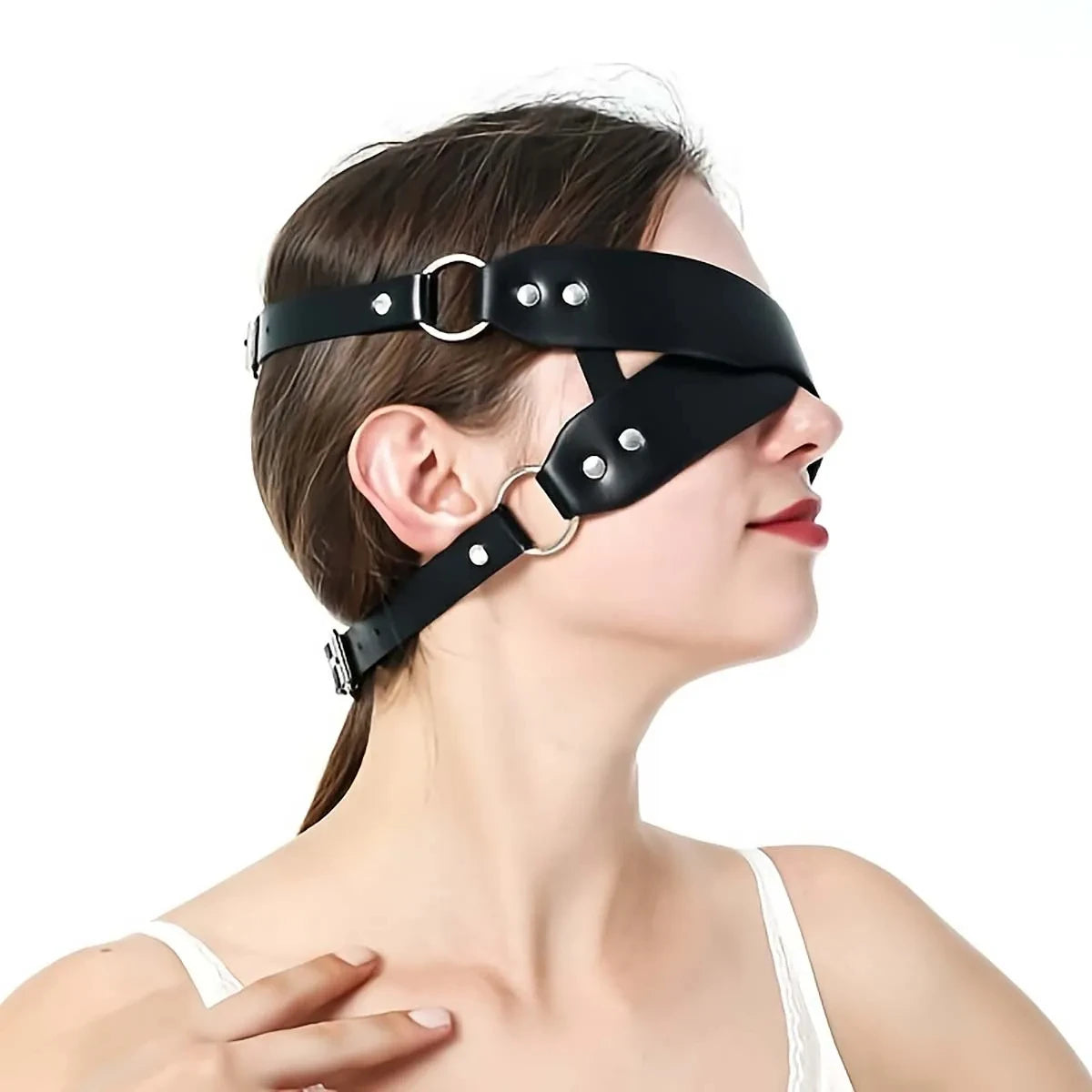 Leather Half-Face Mask