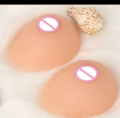 Silicone Breast Forms with Bra Set